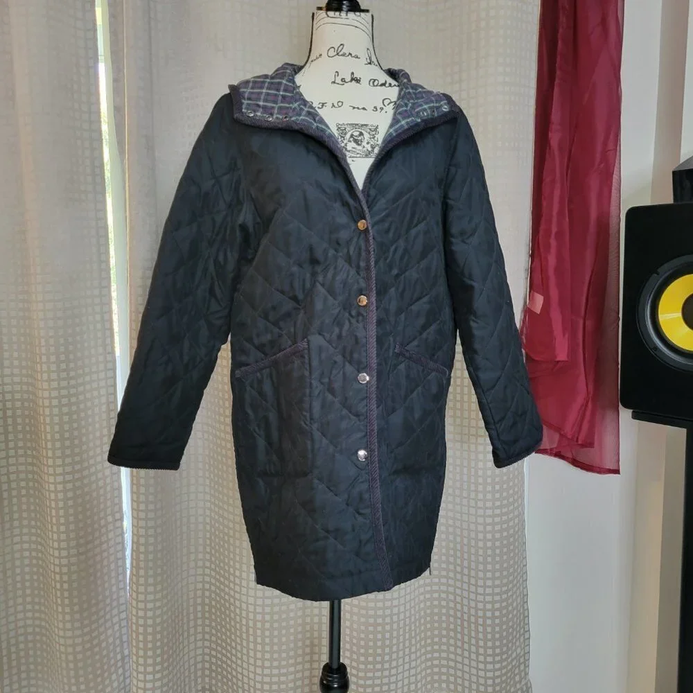 Lauren Jeans Co. Quilted Mid-Length Jacket - Size PM - Picture 14 of 14